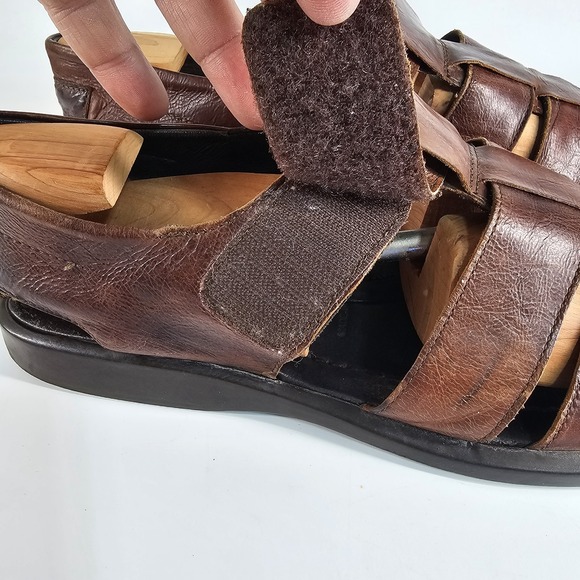 To Boot New York BARBADOS Fisherman Sandals Mens 9 42 Strap Woven Leather Italy main image 8